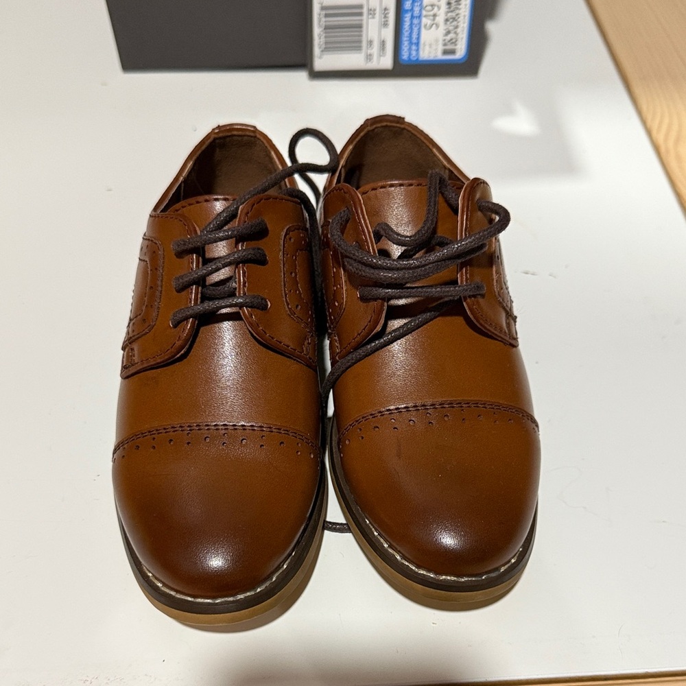 Stacy Adams Brown Kids Dress Shoes